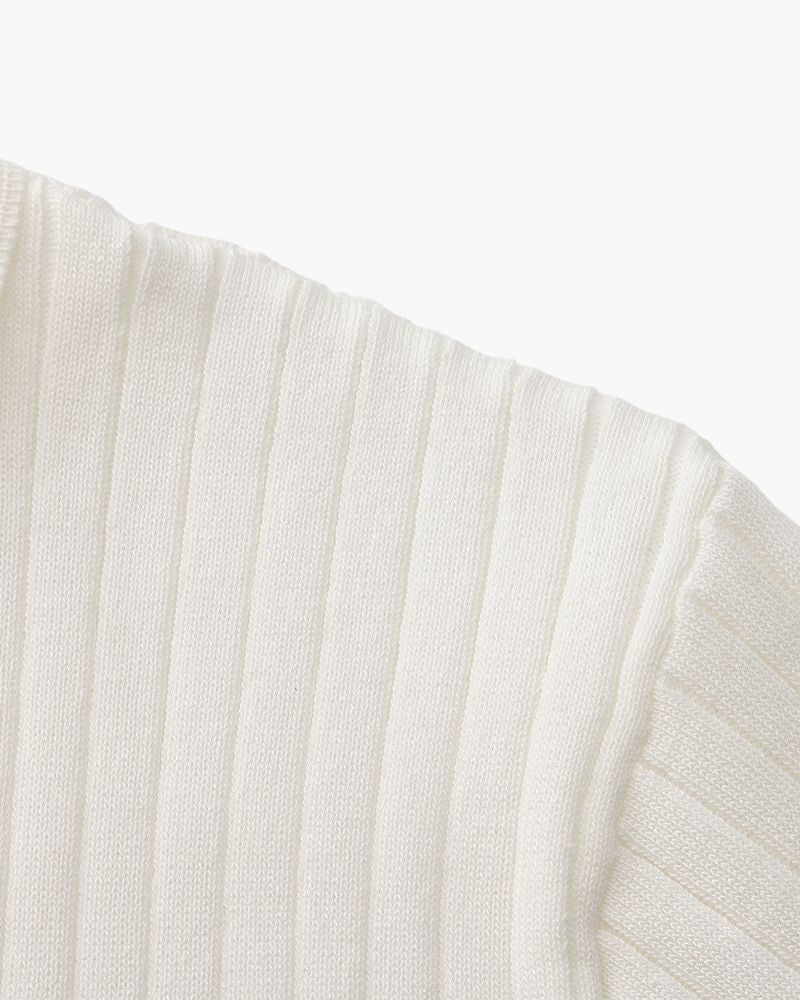 Premium Geripptes Polo