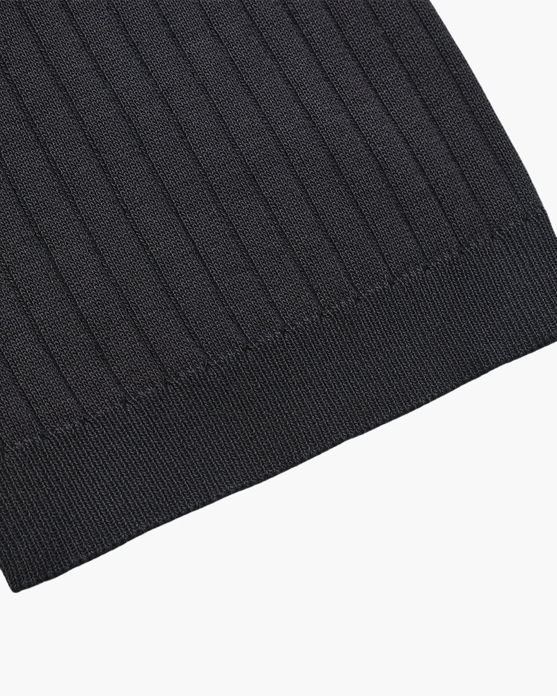 Premium Geripptes Polo